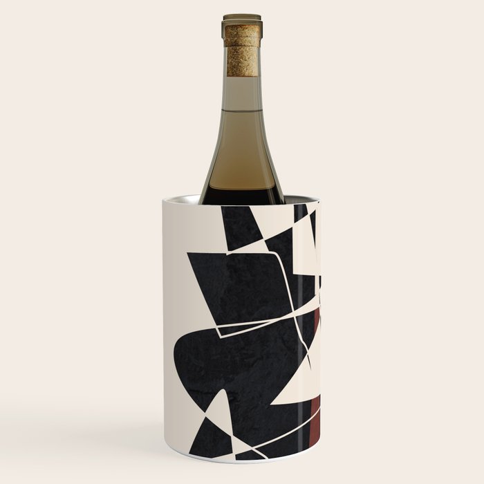 Modern Abstract Shapes 104 Wine Chiller Gallery Image 2