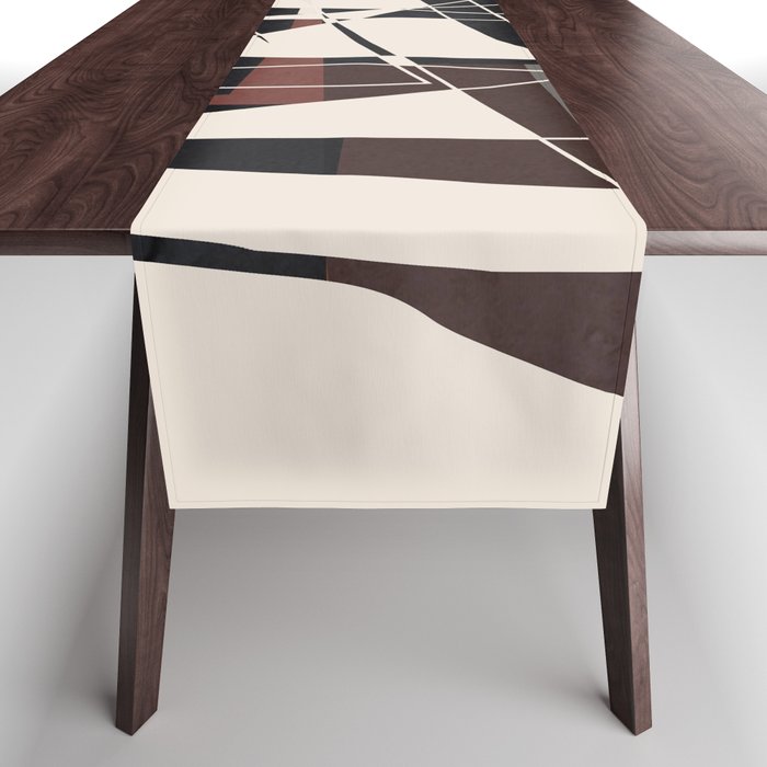 Modern Abstract Shapes 104 Table Runner Gallery Image 1