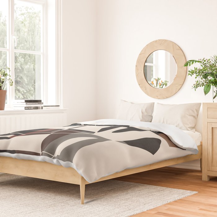 Modern Abstract Shapes 104 Duvet Cover Gallery Image 2