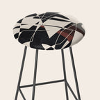 Modern Abstract Shapes 104 Stool Gallery Image 2
