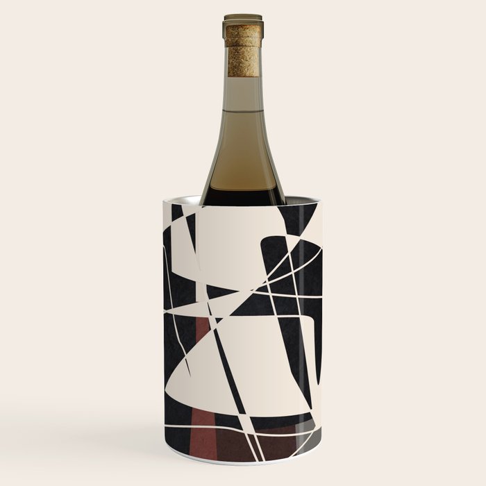Modern Abstract Shapes 104 Wine Chiller Gallery Image 1