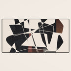Modern Abstract Shapes 104 Desk Mat Gallery Image 3