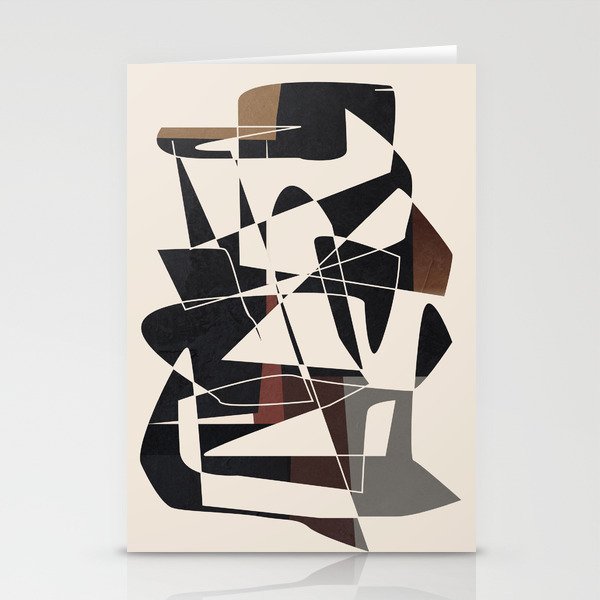Modern Abstract Shapes 104 Stationery Card Gallery Image 2