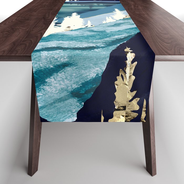 Blue Forest Lake Table Runner Gallery Image 1