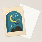 Evening Catnap Stationery Card Gallery Image 2