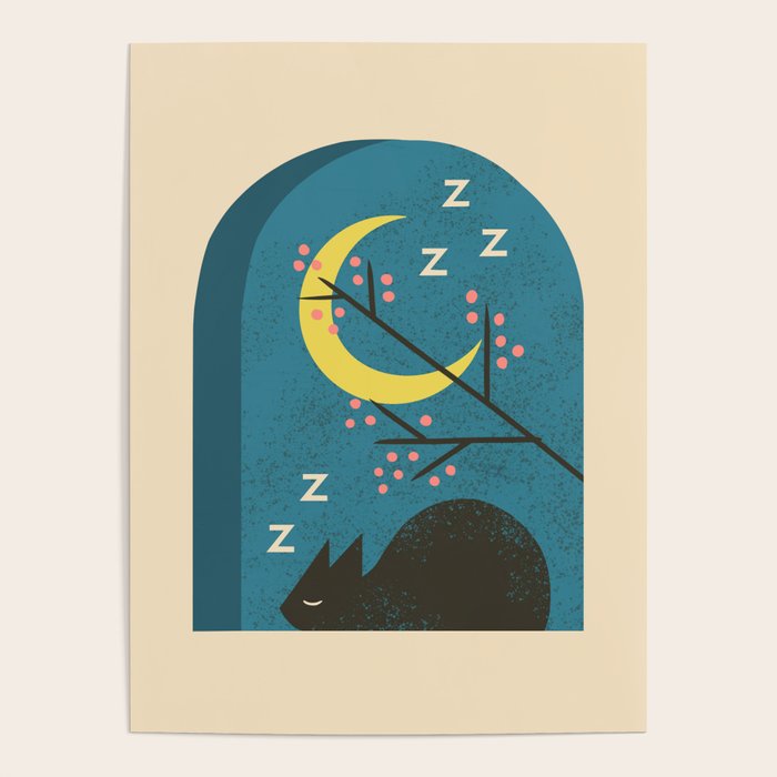 Evening Catnap Poster Gallery Image 1