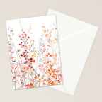 Natureâs Floral Meadowscape Stationery Card Gallery Image 2