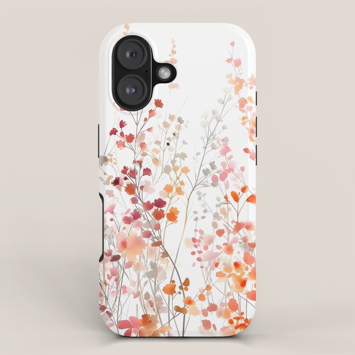 Natureâs Floral Meadowscape iPhone Case Gallery Image 1
