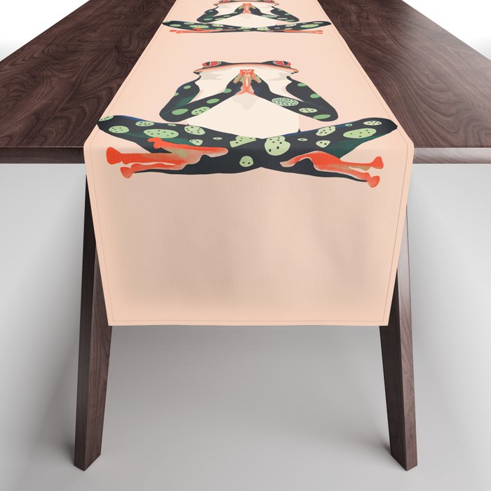 Yoga Frog Table Runner Gallery Image 1