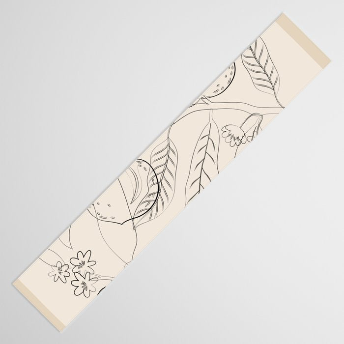 Peaches - Line Art 2 Table Runner Gallery Image 3