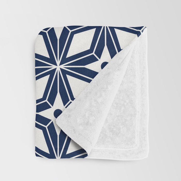 Starburst - Navy Throw Blanket Gallery Image 3