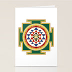 Sri Yantra colored Stationery Card Gallery Image 2