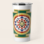 Sri Yantra colored Travel Mug Gallery Image 1