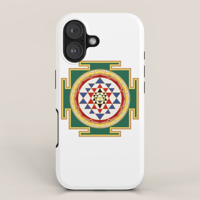 Sri Yantra colored iPhone Case Gallery Image 1