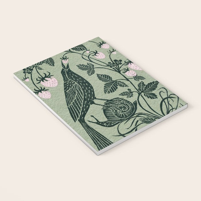 Birds and Snails with Strawberries Notebook Gallery Image 3