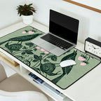 Birds and Snails with Strawberries Desk Mat Gallery Image 2