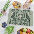Birds and Snails with Strawberries Cutting Board Gallery Image 2