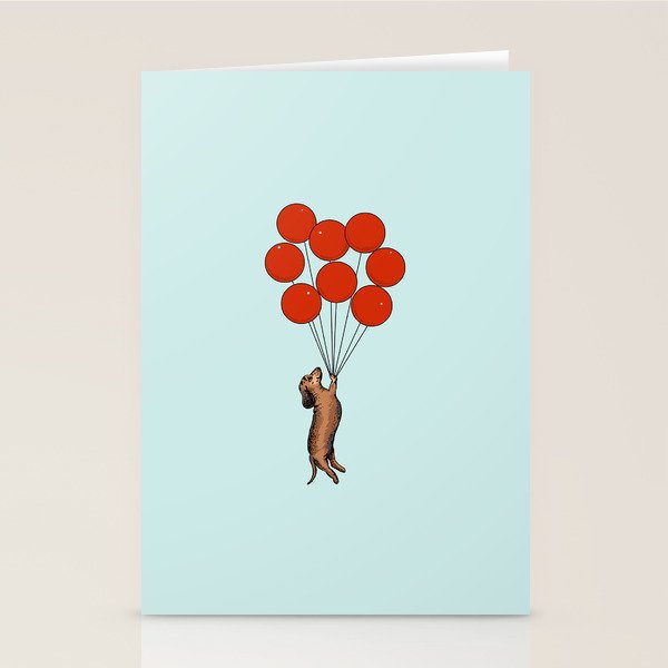 I Believe I Can Fly Dachshund Stationery Card Gallery Image 2
