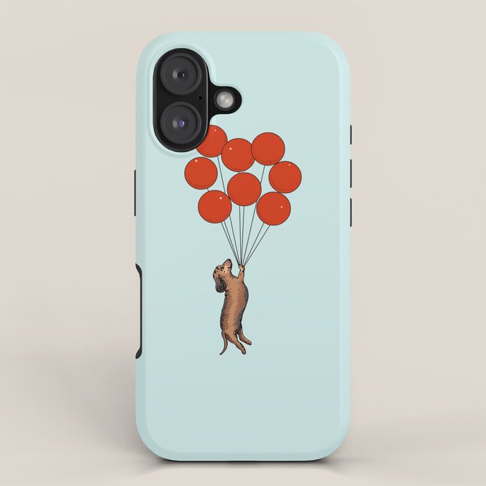 I Believe I Can Fly Dachshund iPhone Case Gallery Image 1