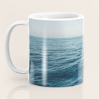 ocean, water, blue sky  -  horizon over water - seascape photography Coffee Mug Gallery Image 3