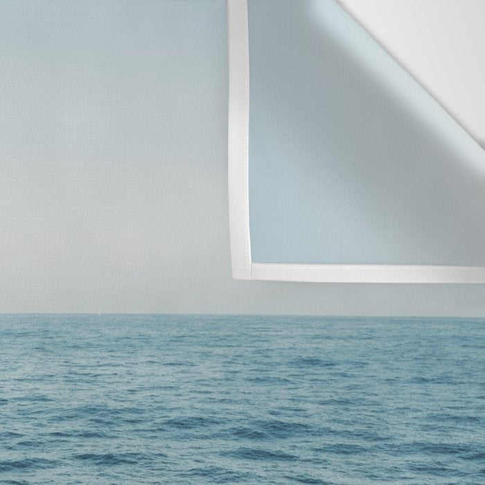 ocean, water, blue sky  -  horizon over water - seascape photography Wall Tapestry Gallery Image 3