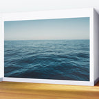 ocean, water, blue sky  -  horizon over water - seascape photography Wall Mural Gallery Image 2