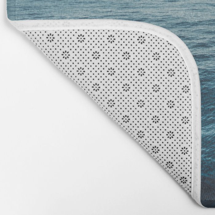 ocean, water, blue sky  -  horizon over water - seascape photography Bath Mat Gallery Image 2