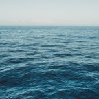 ocean, water, blue sky  -  horizon over water - seascape photography Coffee Mug Gallery Image 2
