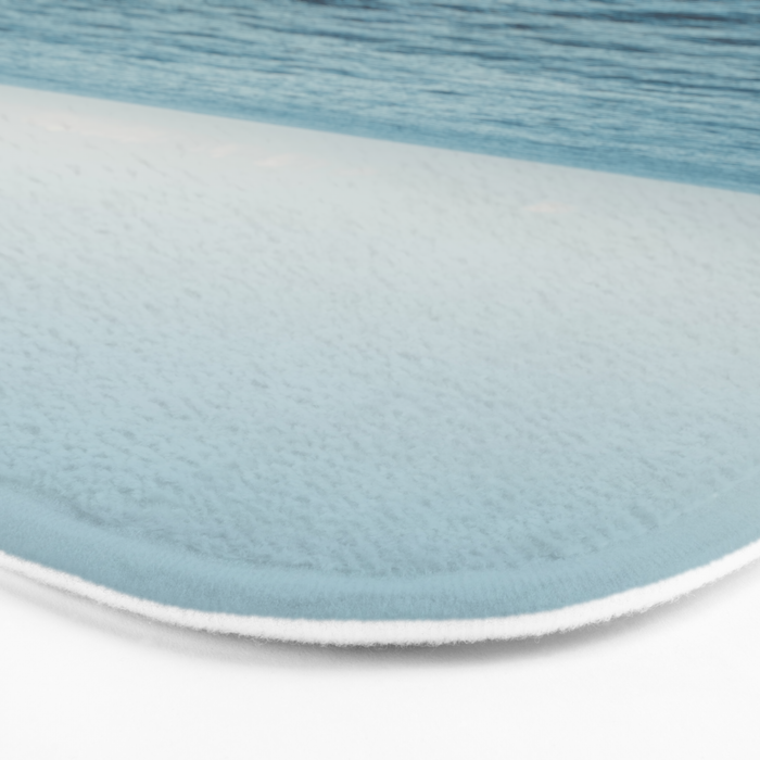 ocean, water, blue sky  -  horizon over water - seascape photography Bath Mat Gallery Image 3