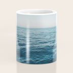 ocean, water, blue sky  -  horizon over water - seascape photography Coffee Mug Gallery Image 4