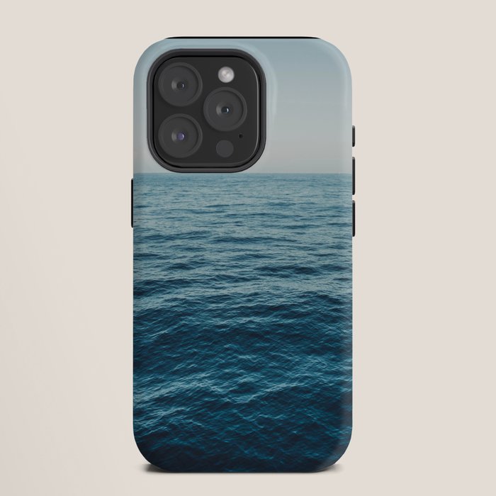 ocean, water, blue sky  -  horizon over water - seascape photography iPhone Case Gallery Image 11