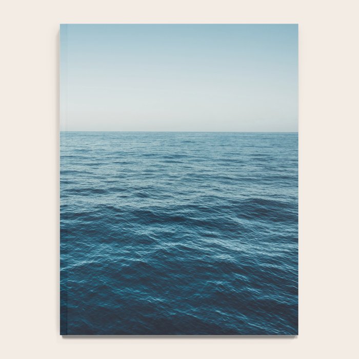 ocean, water, blue sky  -  horizon over water - seascape photography Notebook Gallery Image 4
