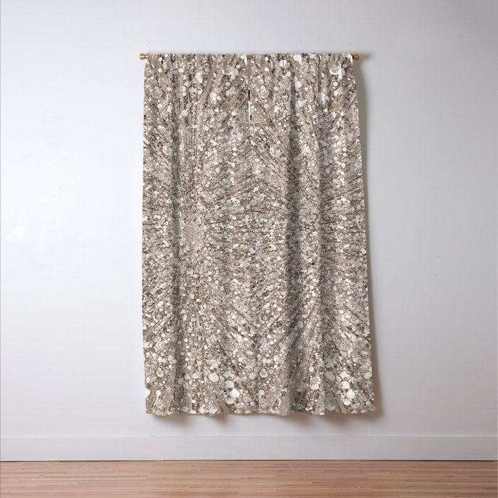 Glitz Supernova Champagne Window Curtain Gallery Image 3