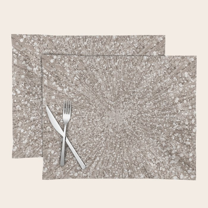 Glitz Supernova Champagne Placemat Gallery Image 1