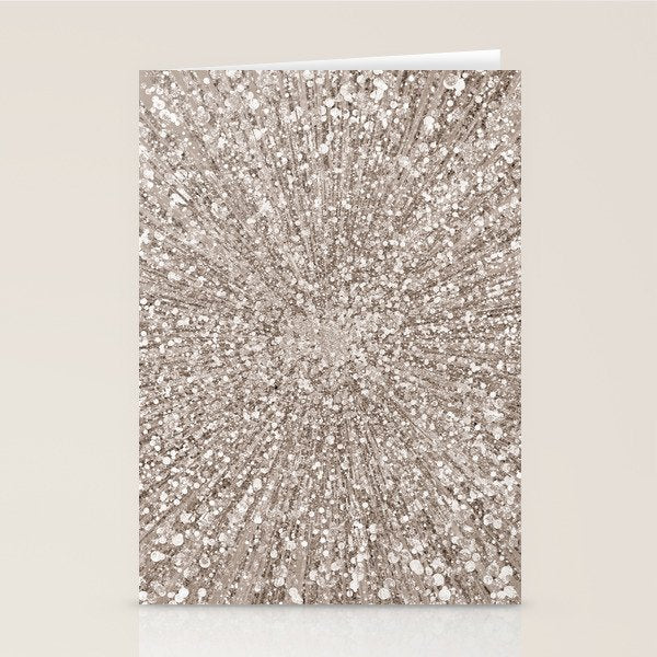 Glitz Supernova Champagne Stationery Card Gallery Image 1
