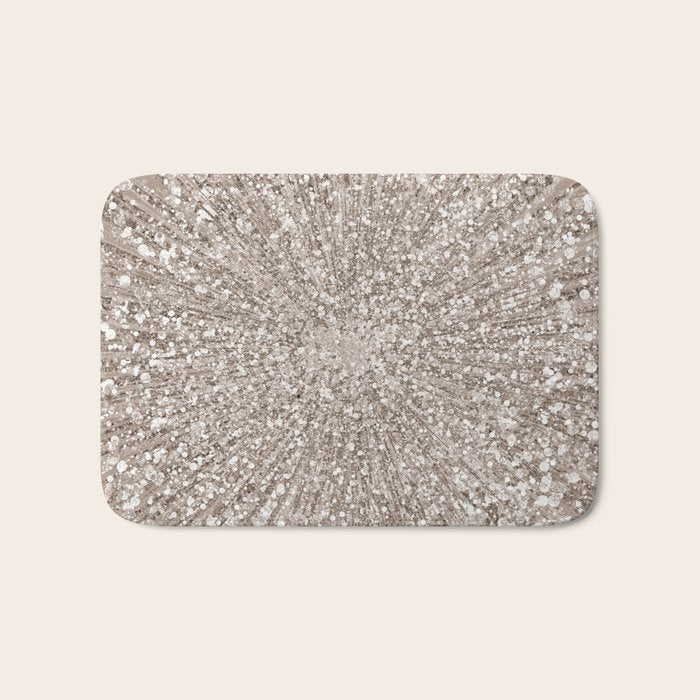Glitz Supernova Champagne Bath Mat Gallery Image 1