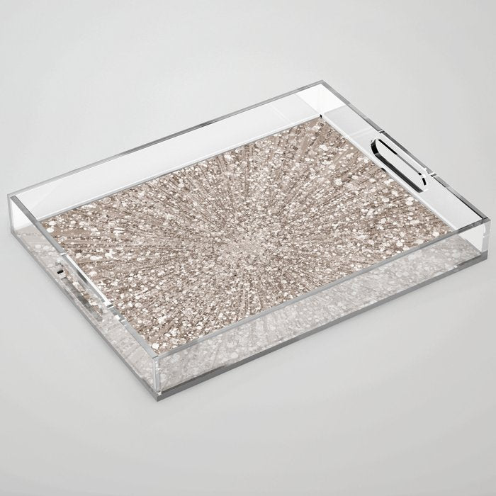 Glitz Supernova Champagne Acrylic Tray Gallery Image 1