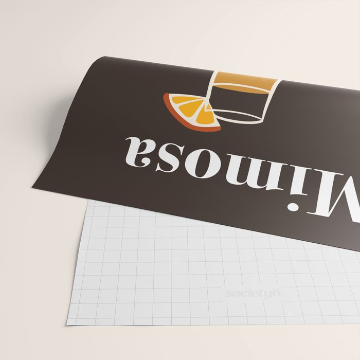 Mimosa Cocktail Wrapping Paper Gallery Image 2