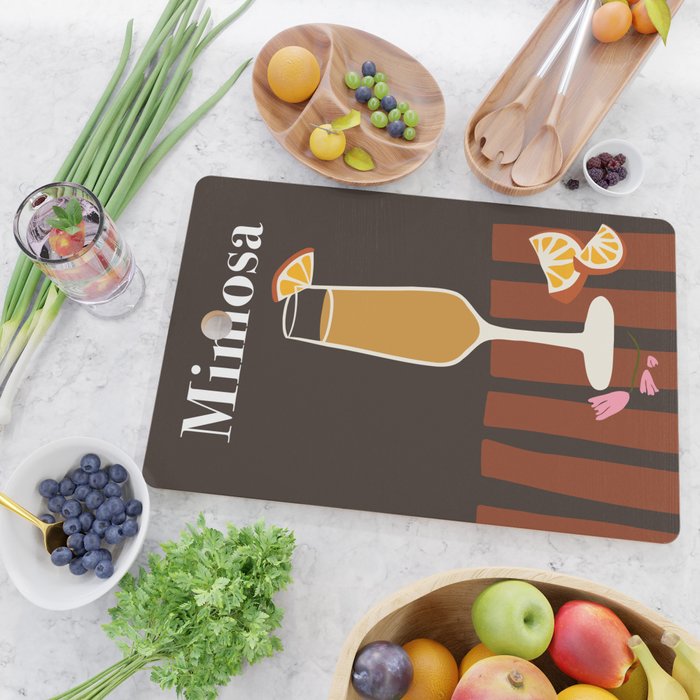 Mimosa Cocktail Cutting Board Gallery Image 2