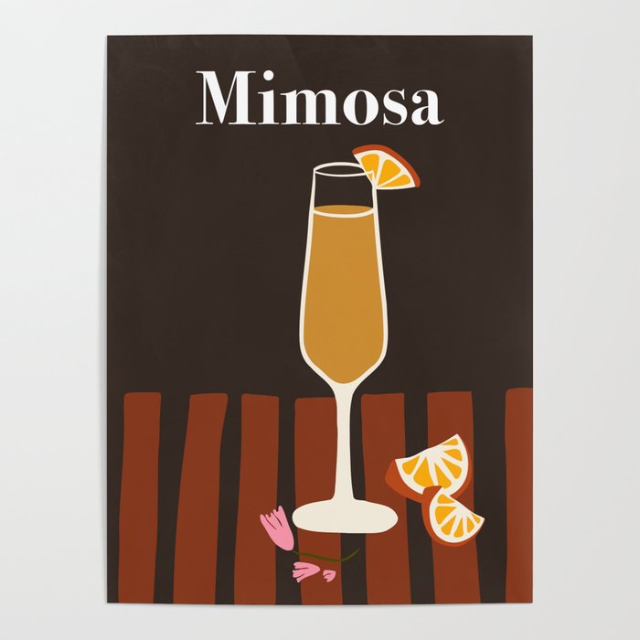 Mimosa Cocktail Poster Gallery Image 4