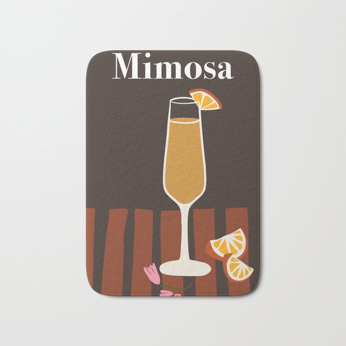 Mimosa Cocktail Bath Mat Gallery Image 1