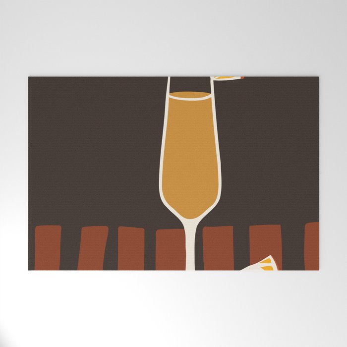Mimosa Cocktail Welcome Mat Gallery Image 1