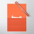 Mark's Superpower: cat Superstretch Wrapping Paper Gallery Image 1