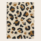 Leopard Print - Neutral Gold Light Palette Poster Gallery Image 4