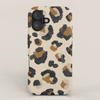 Leopard Print - Neutral Gold Light Palette iPhone Case Gallery Image 1