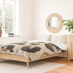 Leopard Print - Neutral Gold Light Palette Duvet Cover Gallery Image 2