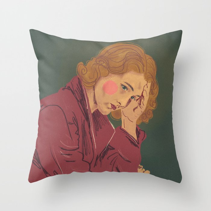 Iâm not a saint Throw Pillow Gallery Image 1