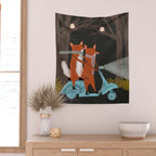 the fox mobile Wall Tapestry Gallery Image 2