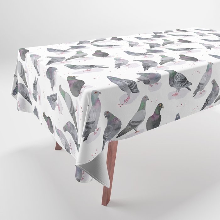 Pigeon Party Tablecloth Gallery Image 1