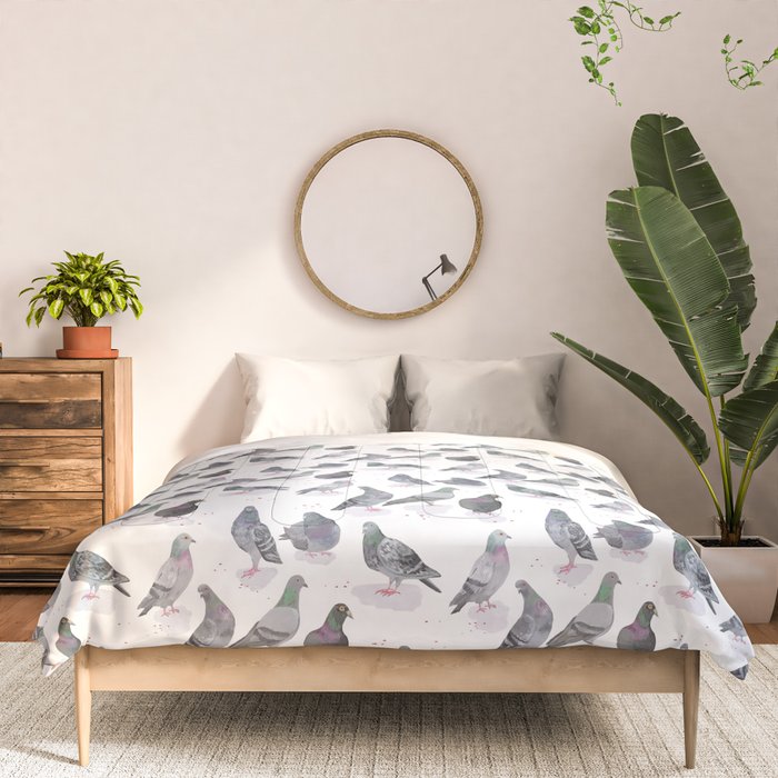 Pigeon Party Comforter Gallery Image 3